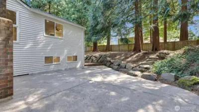 Private backyard provides serenity in the city