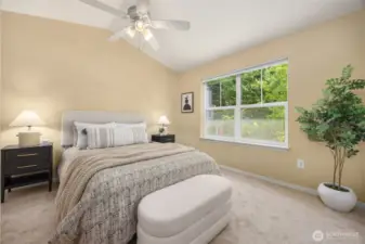 Upstairs primary bedroom
