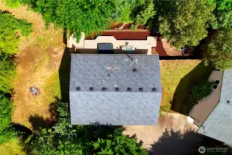 Surrounded by trees on 3 sides, this property has so much privacy! Huge side yard with tons of room for activities.