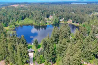 Lake Bonney just a bit down the road! Public lake with swimming, kayaking and a walking loop.