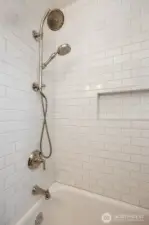 Updated main floor bathroom.