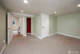 Lower level bedroom
