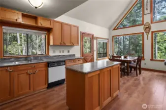 Kitchen and dining room