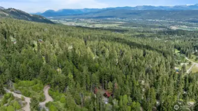 Aerial of property