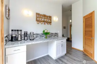Coffee bar!
