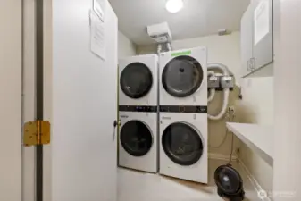 Community Laundry room on first floor.