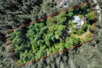 Property is a shy 5 acres of beautiful forest land. Approximate property lines shown. The home is wired for generator for your peace of mind.