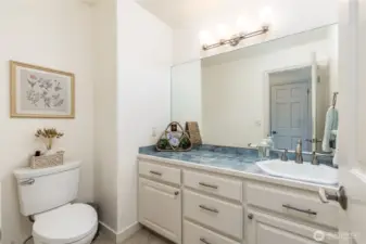 Main floor powder room