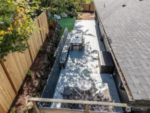 Nice privacy in this rear yard space.