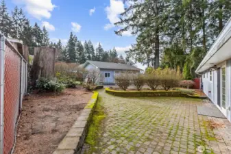 Additional space perfect for gardening or customizing to your needs, offering endless outdoor possibilities