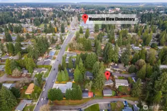 Situated only four blocks away from Mountain View Elementary school, perfect for families seeking convenience, community and excellent school access