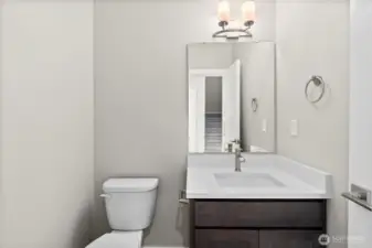 main floor half bath