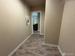 Inside view from side entryway