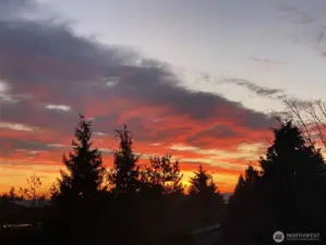 This is an untouched photo from the deck on a recent summer night.