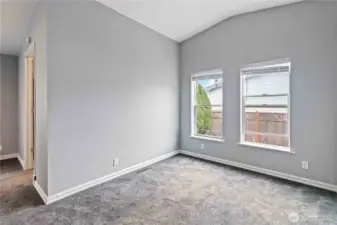 Sitting area in main bedroom