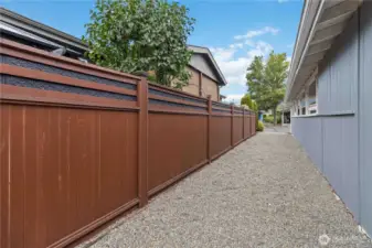 Easement - can be used for parking