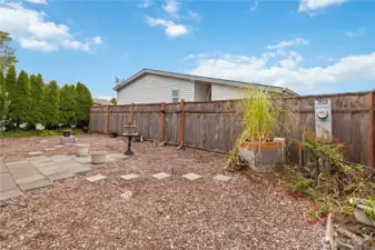 Fenced Backyard