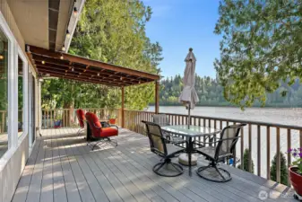 Enjoy the views and entertaining guest on the spacious deck