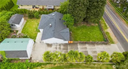 Great Lot w/Spaces for Everything! Home, Shed w/Electricity and Heat, 2-Car Garage/Shop!