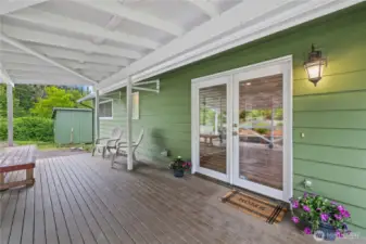 Covered Front Deck