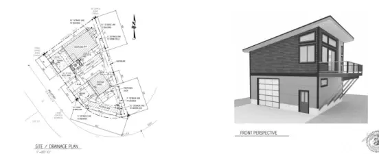 Site plan for studio