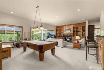 Escape to the oversized family room. This room provides the perfect space for both leisure & entertainment.