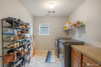 Laundry /utility room upstairs.