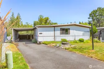 Driveway and carport