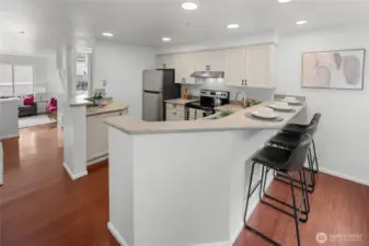 Breakfast bar