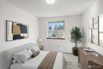 Virtually Staged 2nd Bedroom