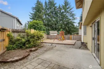 Backyard patio