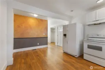 Eating area in kitchen
