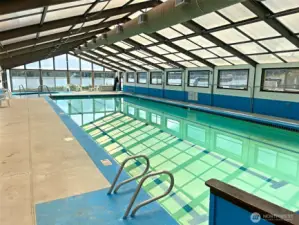 Indoor pool is a bonus for those rainy days!