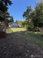 Long lot with paved road access on each end