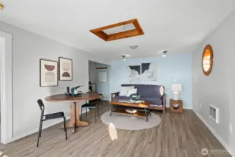 Large open living space – light-filled and versatile for relaxing or gathering.