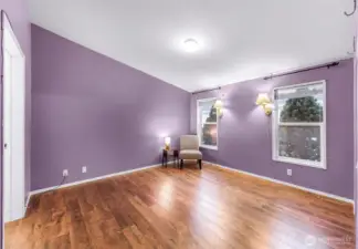 Bedroom with attached 3/4 bathroom