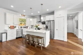 Beautiful kitchen complete with pantry