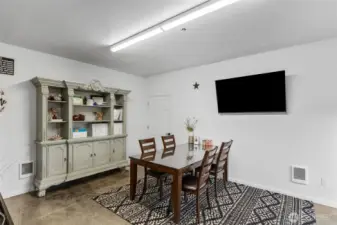 Reception area in office