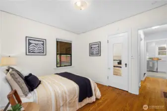 Main level bedroom (#1) can be used as a primary next to full bathroom.