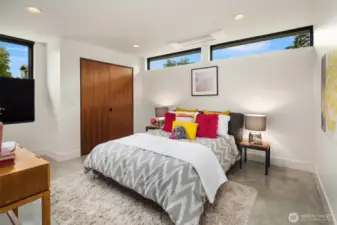 Upper level bedroom with ensuite bath (not pictured)