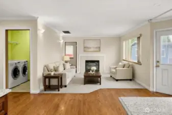 Virtually staged. A warm and inviting space for everyday living.