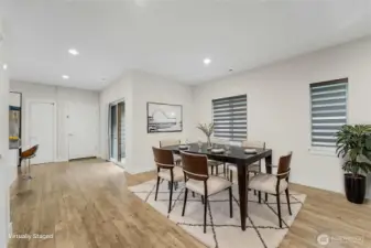 Light and bright open floorplan