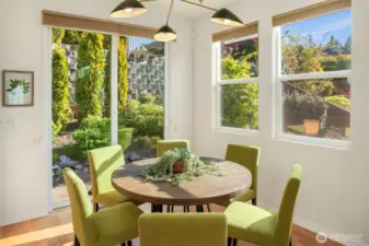 Delightful dining space for meals and making memories.