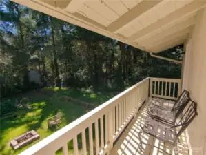 Deck from Both Upstairs Bedrooms