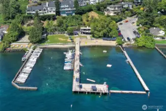 Laurelhurst Beach Club with clubhouse, swimming, sailing, sand volleyball, etc