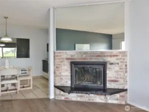 Presto-log Fireplace.