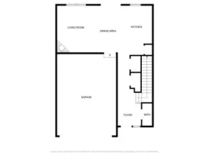 Main floor plan layout.