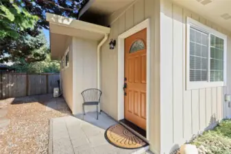 To the left of the garage is this wonderful attached studio! Separate entrance allows for private access.