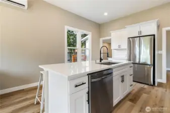 All new stainless appliances