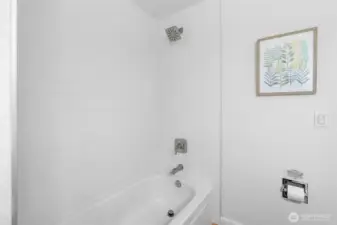 Bathroom 2 Shower and Bathtub